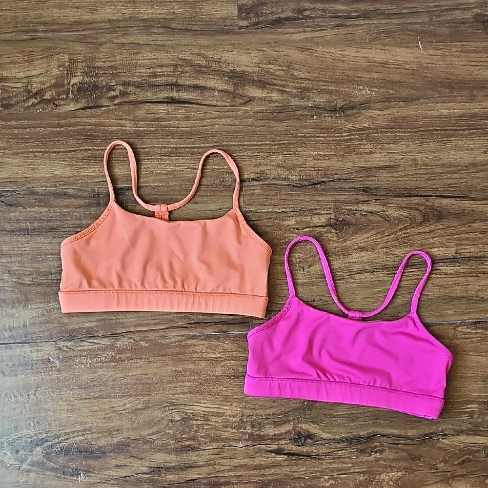 Old Navy Go-Dry Mesh-Back Girls Sports Bra Bundle Size S (6-7)